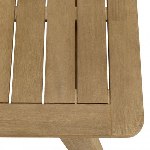 Celestin - Salon De Jardin Acacia/cordage Synthétique Vert Sapin 6 Personnes