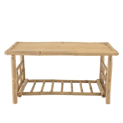 Vital - Table Basse Rectangulaire En Bambou 90x49cm