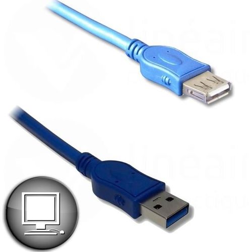 Câble Rallonge Usb 3.0 A Mâle / A Femelle 1.8m