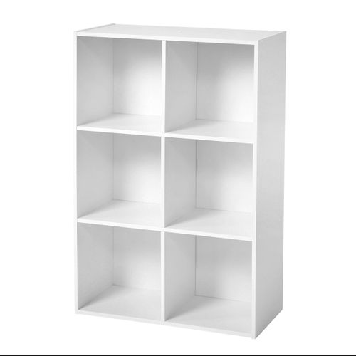 Étagère 6 Niches Design "bura" 91cm Blanc