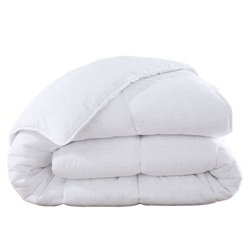 Couette Tempérée 240x220 Blanc En Coton