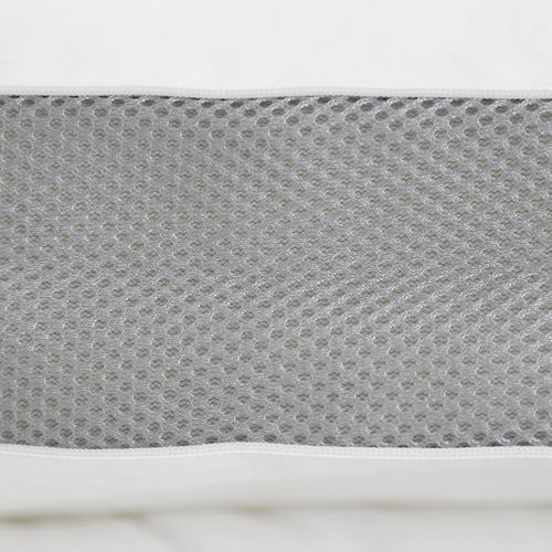 Oreiller Réglable 2-en-1 - Confort Moelleux Ou Ferme 50 X 70 Cm Blanc