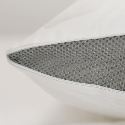 Oreiller Réglable 2-en-1 - Confort Moelleux Ou Ferme 50 X 70 Cm Blanc