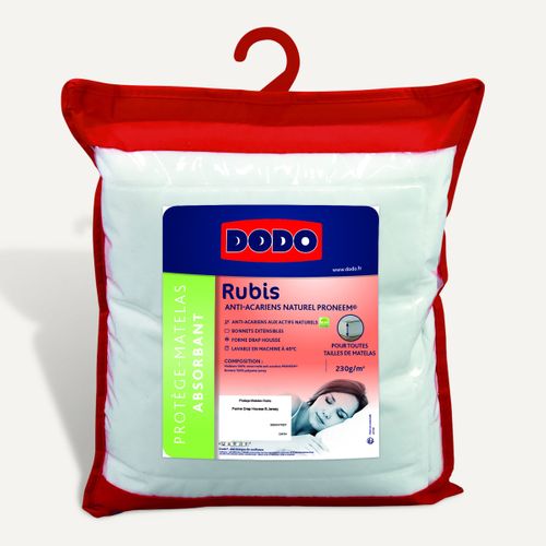 Protège-matelas Imperméable DODO 140x190 Cm - Traitement Anti-punaises - Drap-housse En éponge Coton - Lavable Machine
