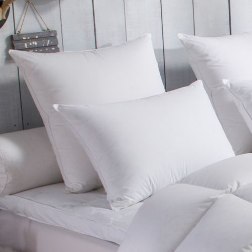 Oreiller 70% Duvet D'oie Moelleux 40 X 60 Cm Blanc