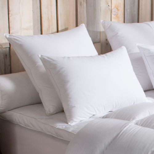 Oreiller 90% Duvet D'oie Moelleux 40 X 60 Cm Blanc