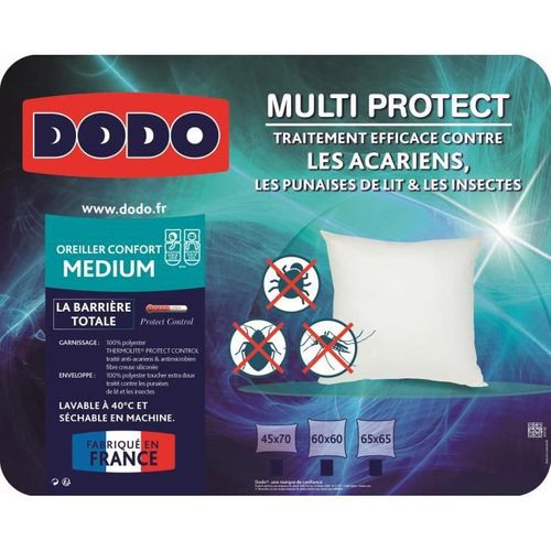 Oreiller Multiprotect - 65 X 65 Cm
