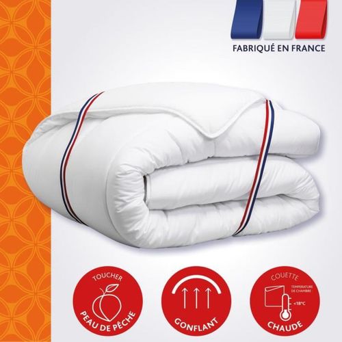 Couette Chaude Patagonie Blanc - 240x260 Cm
