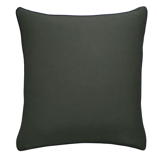 Taie D'oreiller Confort Jersey Coloris Carbone 65 X 65 Cm Gris