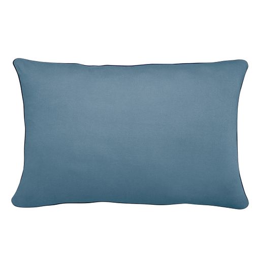 Taie D'oreiller Confort Jersey Coloris Denim 50 X 75 Cm Bleu