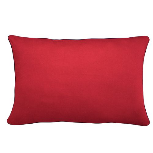 Taie D'oreiller Confort Jersey Coloris Ruby 50 X 75 Cm Rouge