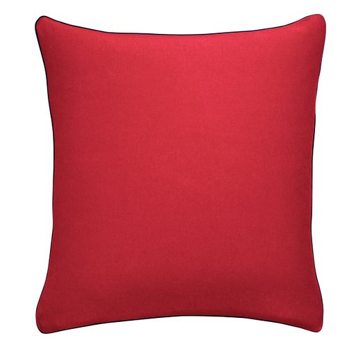 Taie D'oreiller Confort Jersey Coloris Ruby 50 X 75 Cm Rouge