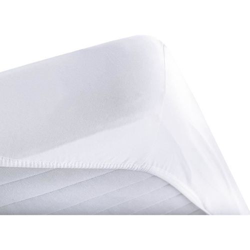 Protege Matelas Absorbant - 140x190 Cm - Coton - Anti Acariens