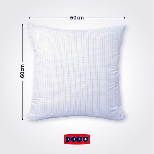 Oreiller Médium 60x60 Cm - Protection Anti Punaise, Anti Acarien - 550 Gr - Blanc