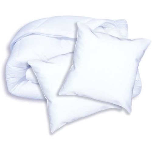 Pack Couette Chaude Anti-acariens 240x260 Cm + 2 Oreillers 60x60 Cm - Splendeur - Blanc