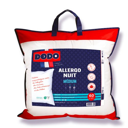 Oreiller 60x60 cm DODO ALLERGO NUIT