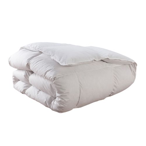 Couette Alpage - 55% Duvet - 30% Laine Thermorégulante - Temperee 200 X 200 Cm Blanc