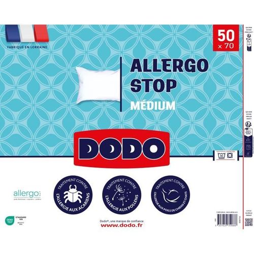 Oreiller - Allergo Stop - 50 X 70 Cm