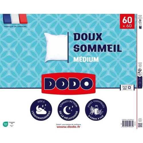 Oreiller - Doux Sommeil - 60 X 60 Cm