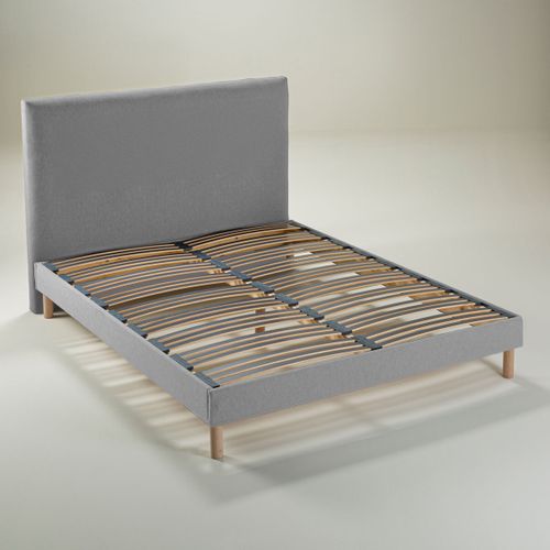 Tête De Lit - Tissu Gris 160 X 115 Cm Gris Foncé