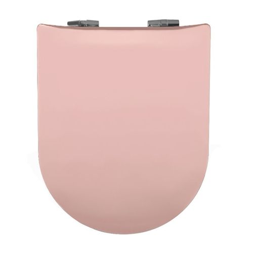 Abattant Wood Slim Déclipsable Uni - 36.5x48 Cm - Vieux Rose