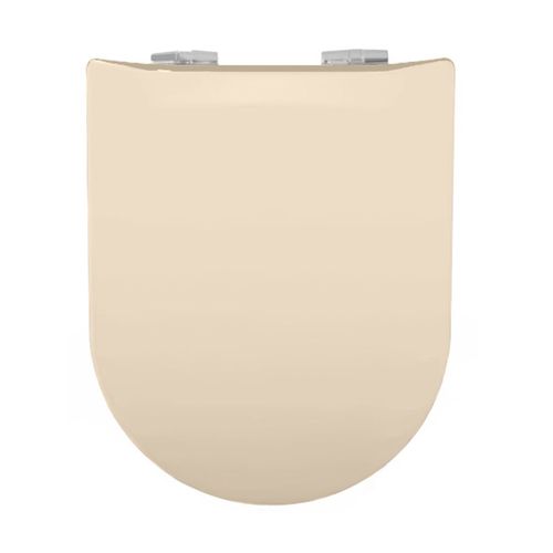 Abattant Wood Slim Déclipsable Uni - 36.5x48 Cm - Beige