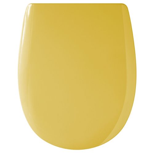 Abattant Easy Clip Avec Descente Manuelle Uni - 36x46.5 Cm - Jaune