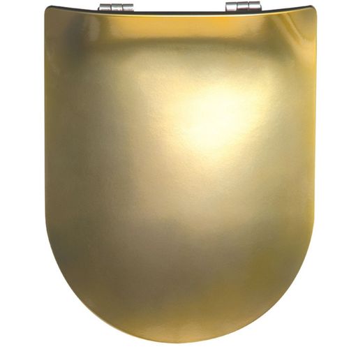 Abattant Double Déclipsable à L'allure Précieuse - 38x49.5 Cm - Jaune Soleil