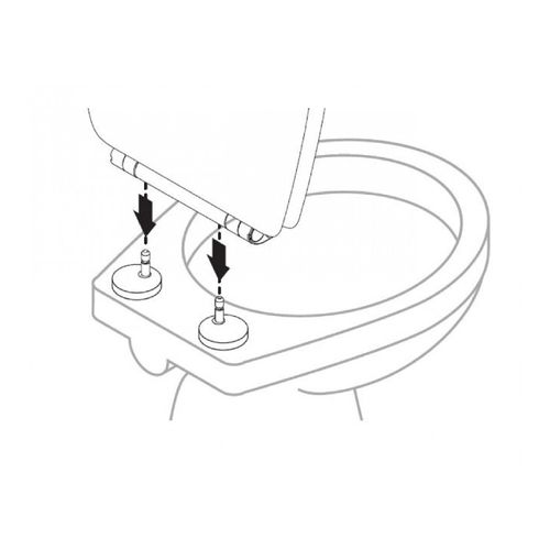 Abattant Easy Clip à L'allure Précieuse - 47.5x36 Cm - Argent