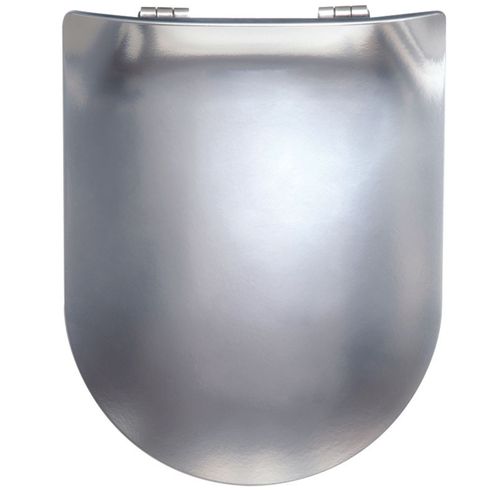 Abattant Easy Clip à L'allure Précieuse - 47.5x36 Cm - Argent