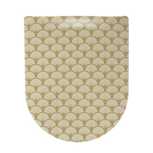 Abattant Easy Clip Avec Descente Assistée Art Déco - 38x49.5 Cm - Ivoire