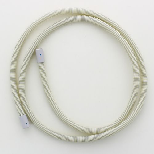 Tuyau Évacuation Sèche-Linge HENGBIRD 100mm X 2m - PVC Et Aluminium - 2 Colliers Inox - Flexible
