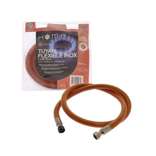 Tuyau Gaz Butane 1.50 M À Vie Pour Barbecue,cuisiniere, Plancha,plaque De Cuisson  21252150 Po [...]