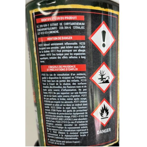 Recharge Insecticide Naturel Au Pyrèhtre Pour Diffuseur I360tc - I710