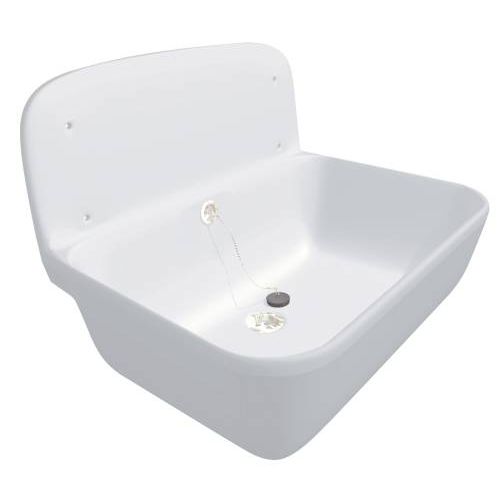 Evier à Poser 50cm Blanc - 332620