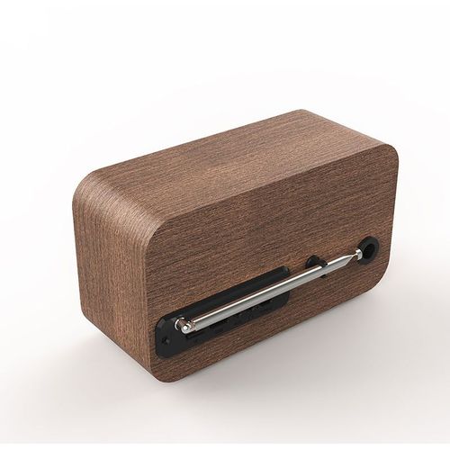 Radio Fm Portable - Cvg - Bebop Fm - Bluetooth - Batterie Intégrée - Bois