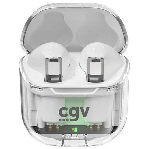 Écouteurs Sans Fil Bluetooth - Cgv - Urban Ghost (blanc) - Autonomie 30h - Contrôle Tactile