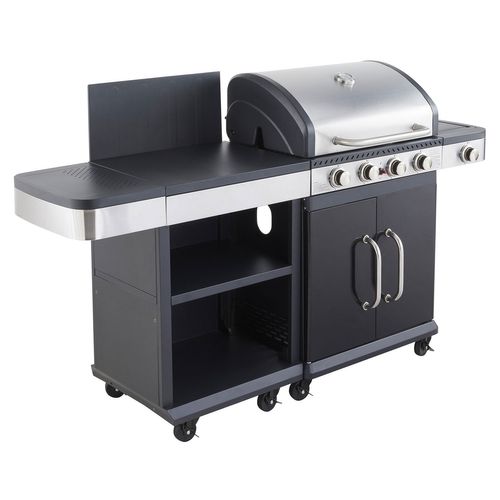 Barbecue Au Gaz Fidgi 4 Avec Desserte