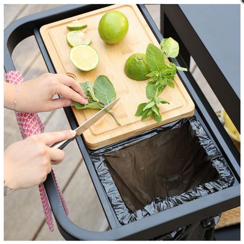 Desserte Anthracite 108x55cm - Wt052t