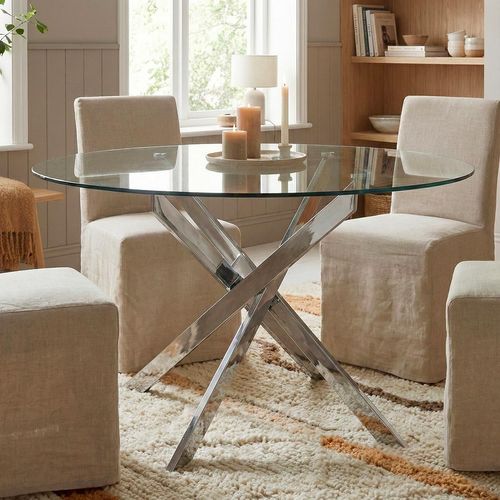Table Croisade Chrome