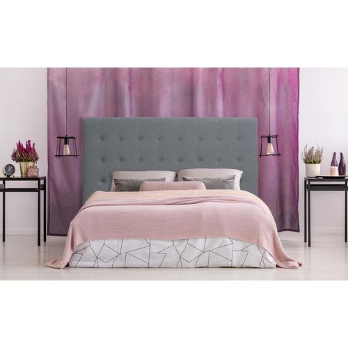 Tête De Lit Luxor 180cm Tissu Gris