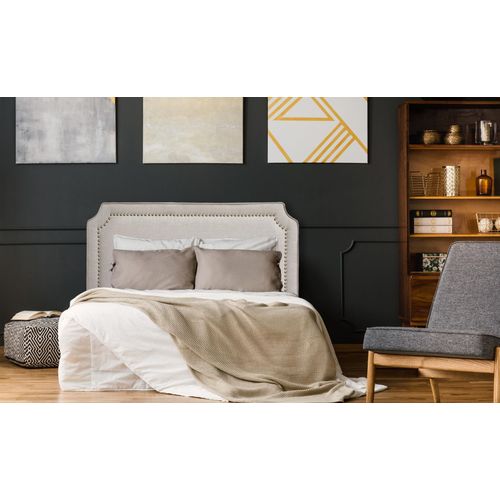 Tête De Lit Milana 180cm Tissu Beige