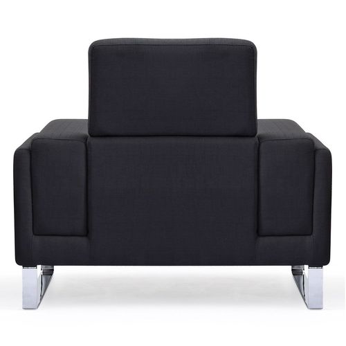 Fauteuil Barth Tissu Noir