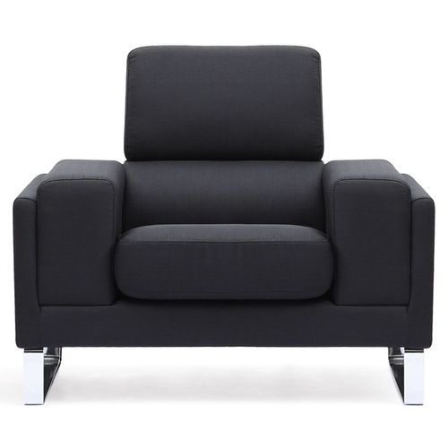 Fauteuil Barth Tissu Noir