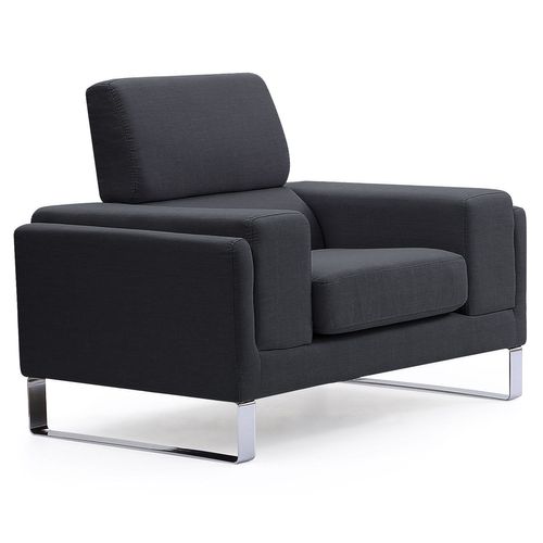 Fauteuil Barth Tissu Noir
