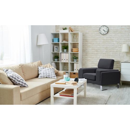 Fauteuil Barth Tissu Noir