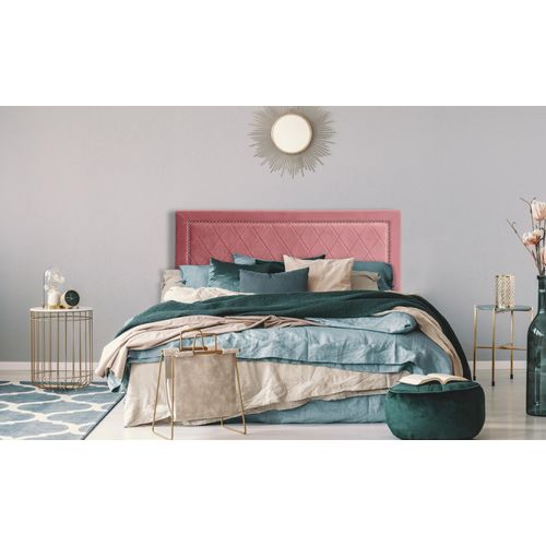 Tête De Lit Meghan 140cm Velours Rose