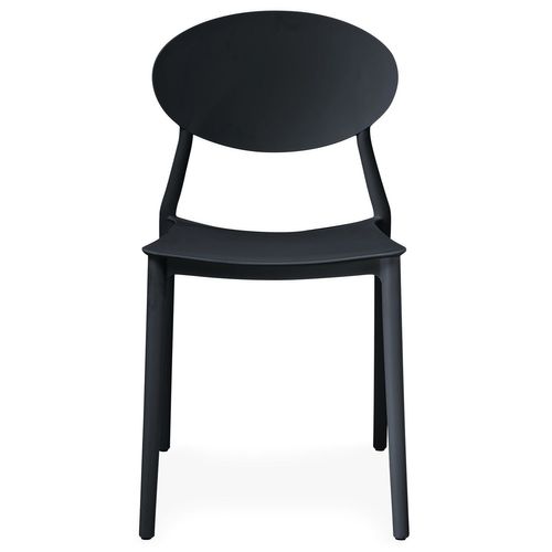 Lot De 4 Chaises Empilables Balagan Noir