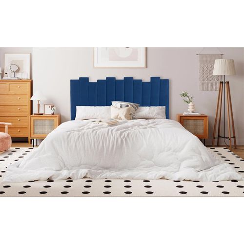 Tête De Lit Lucky 160 Cm Velours Bleu