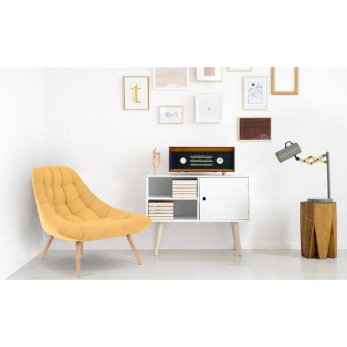 Fauteuil Danios Tissu Jaune
